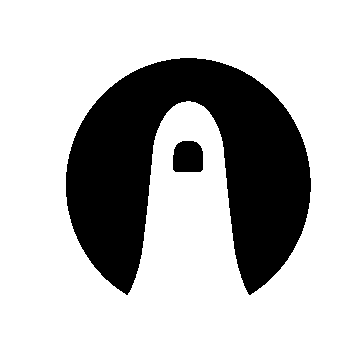 Space Capsule Circle Logo