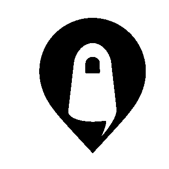 Ghost Map Pin Logo