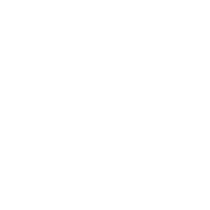 Ghost Map Pin Logo #ffffff