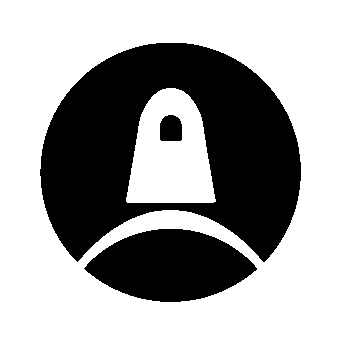Space Capsule Negative Space Logo