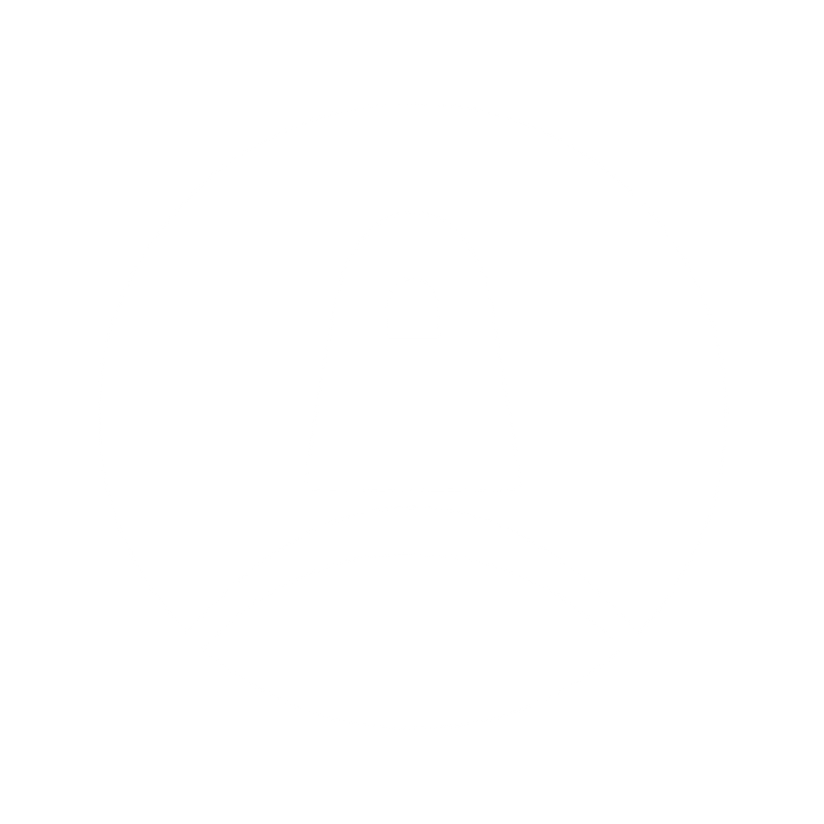 Space Capsule Negative Space Logo #ffffff