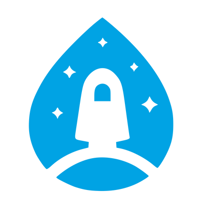 Rocket Launch Droplet Logo #00a3e4