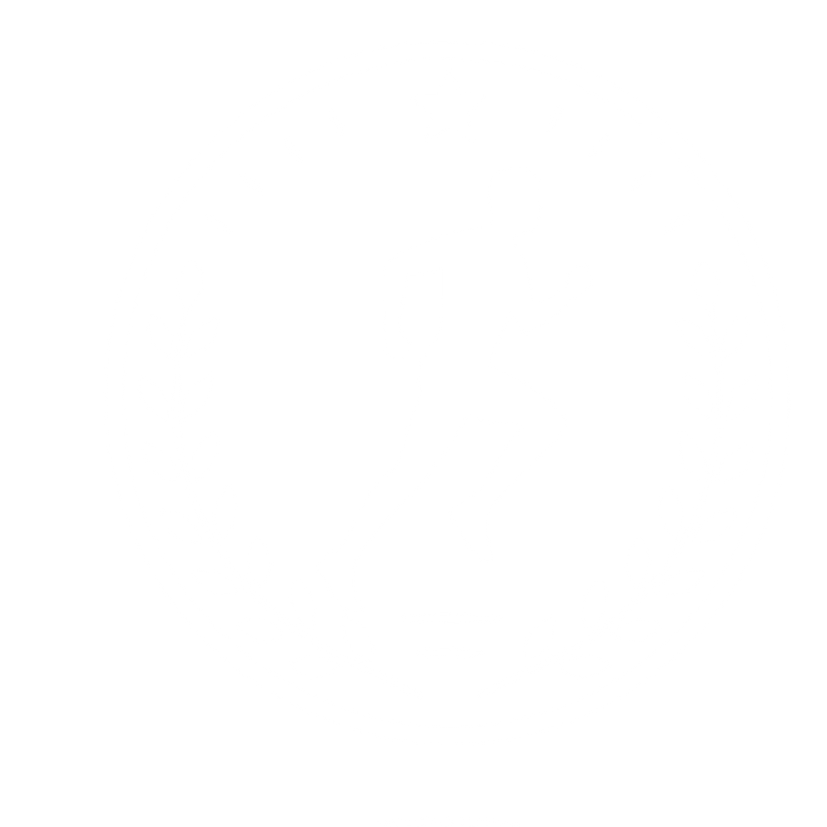 Runner Laurel Badge Logo #ffffff