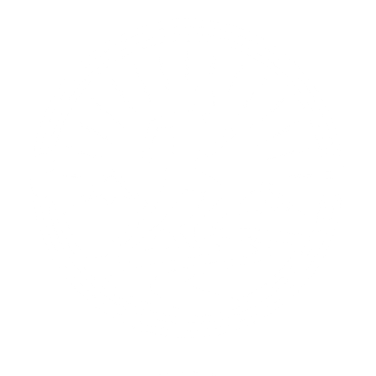 Runner Badge Stamp Logo #ffffff