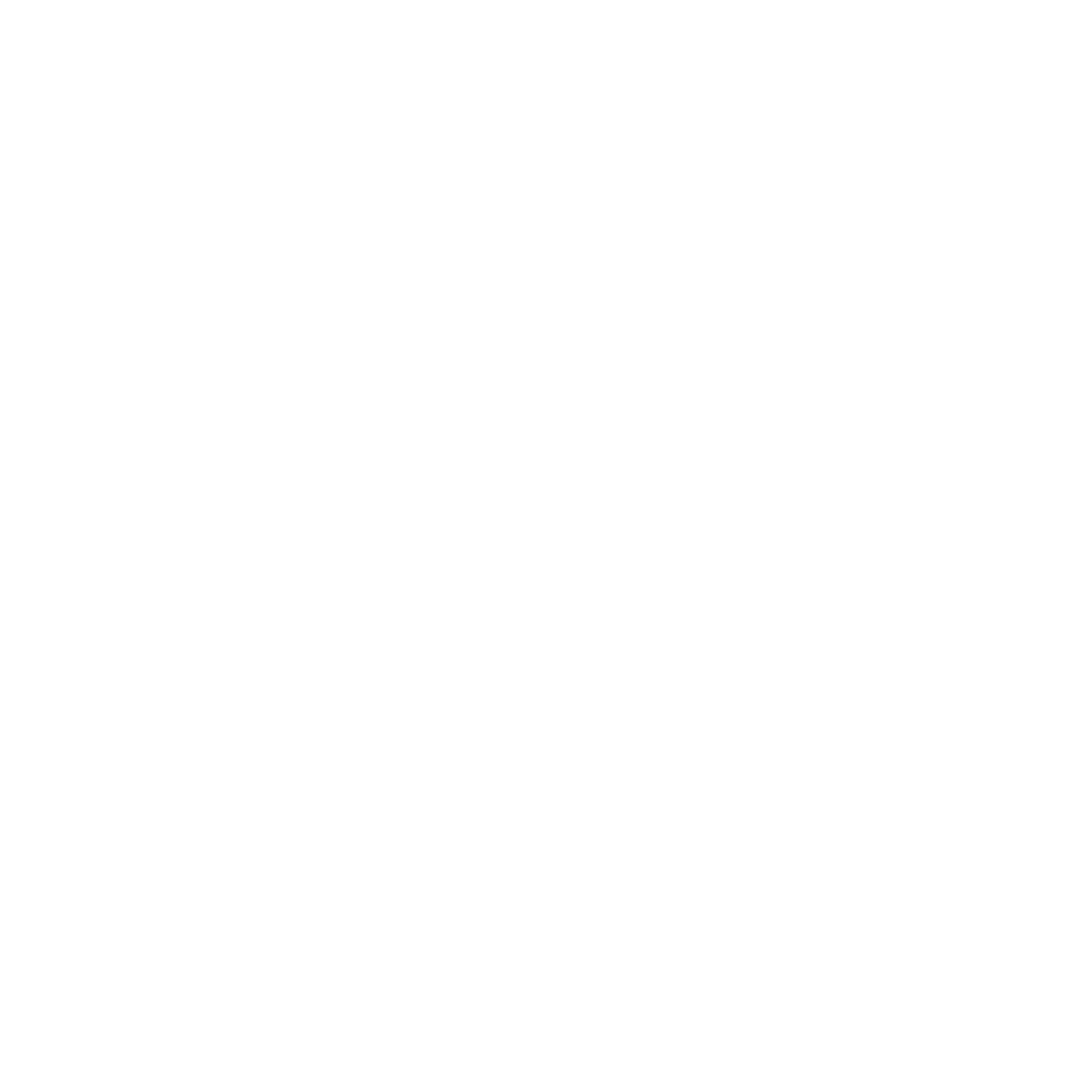 Runner Stamp Badge Logo #ffffff