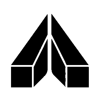 Bauhaus Praying Hands Logo