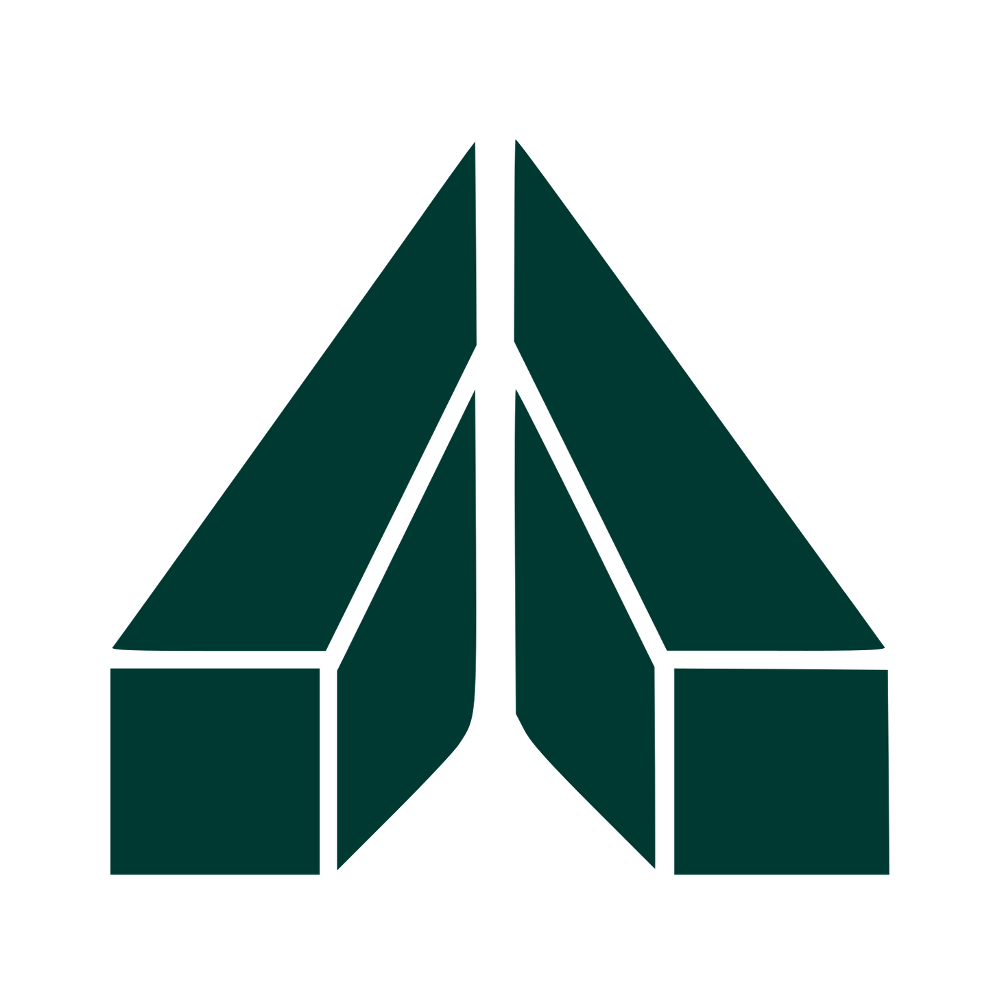 Bauhaus Praying Hands Logo #003932