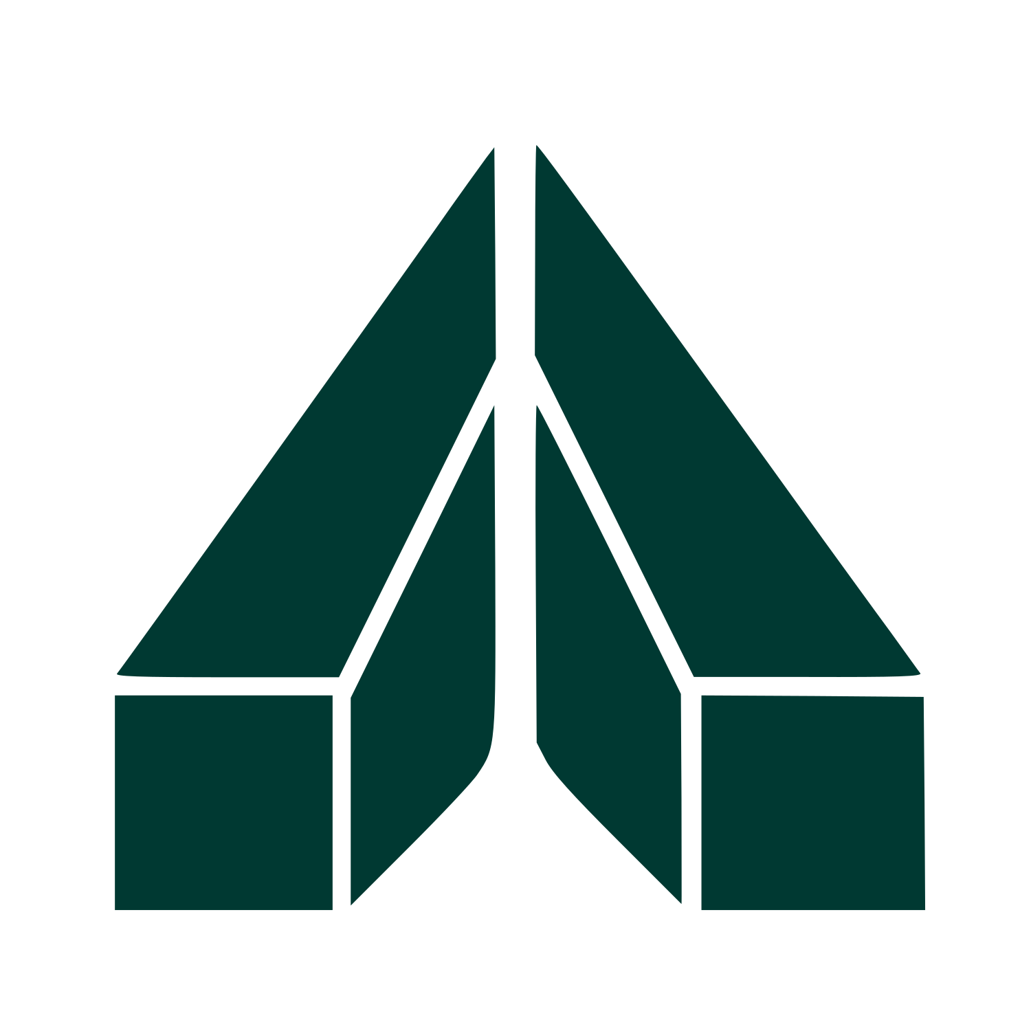 Bauhaus Praying Hands Logo #003932