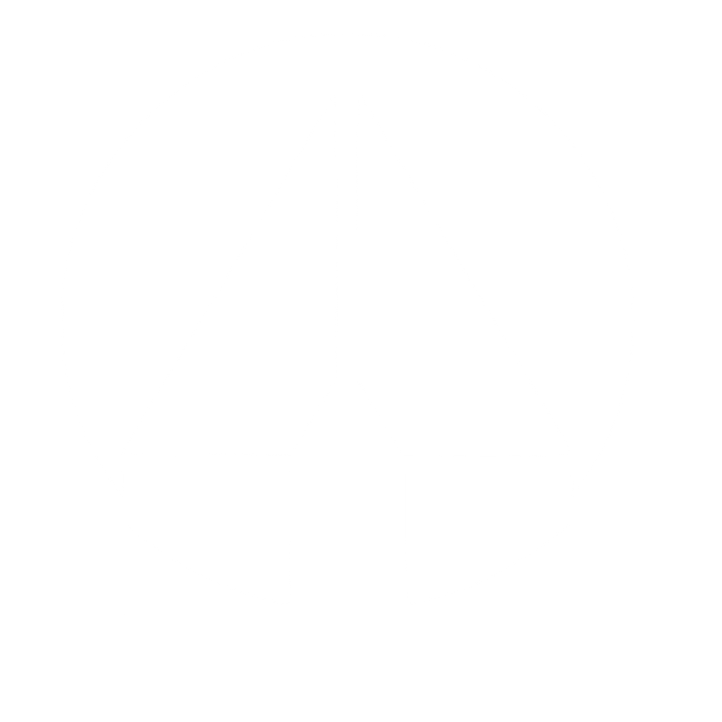 Bauhaus Sailboat Circle Logo #ffffff