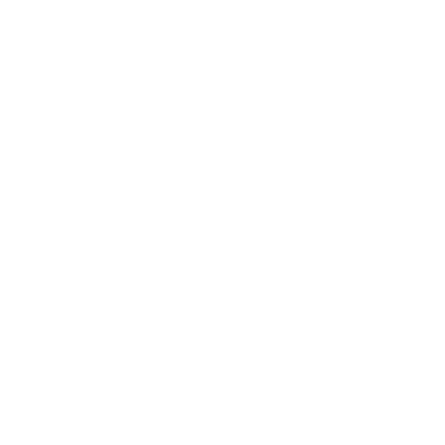 Geometric Triangle Mountain Logo #ffffff
