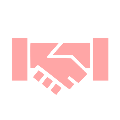 Handshake Deal Logo #ffa6a6