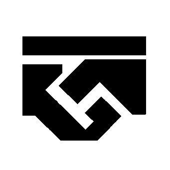 Brutalist Handshake Partnership Logo