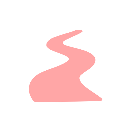 Winding River Path Logo #ffa6a6