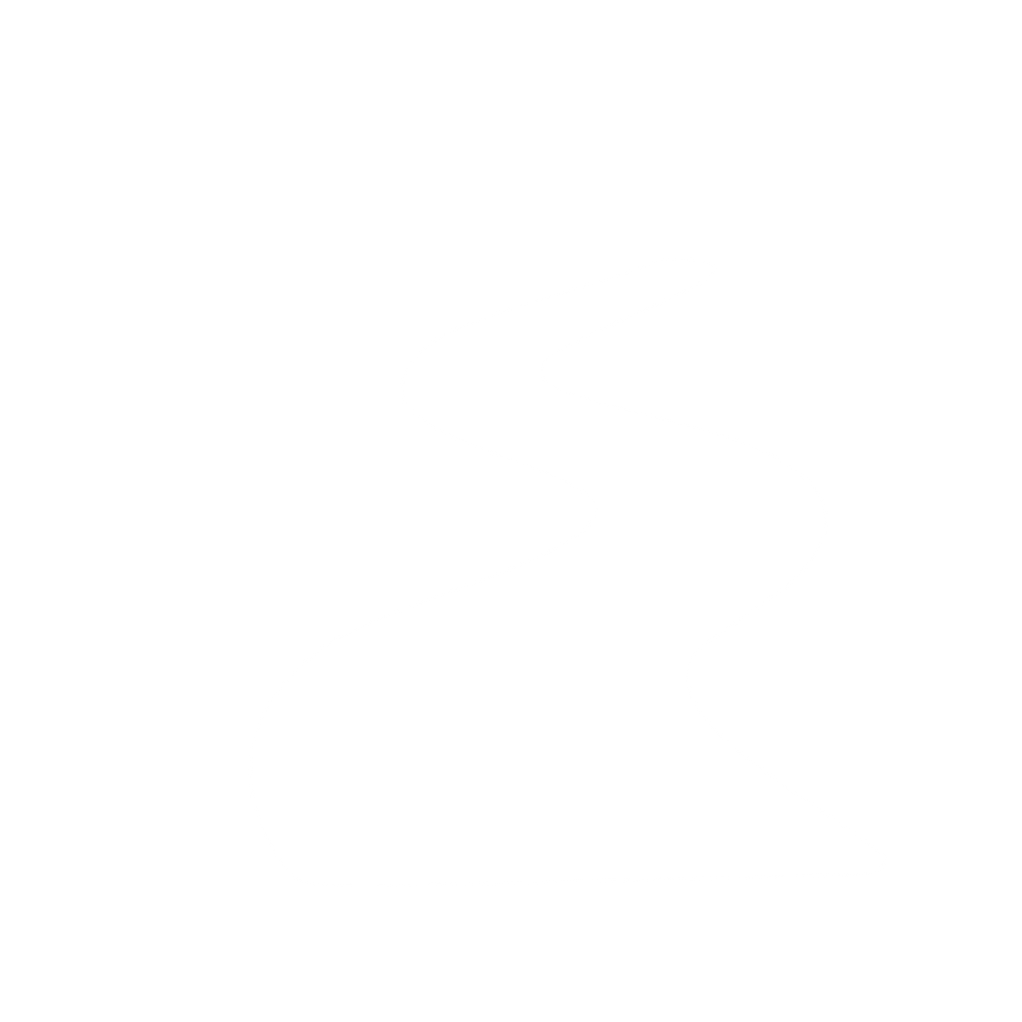 Winding River Path Logo #ffffff