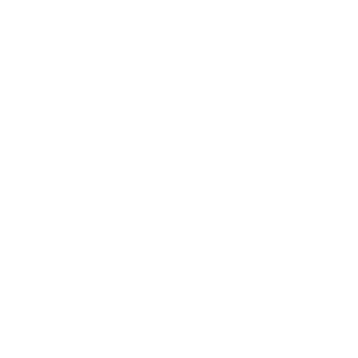 Mountains Winding Path Logo #ffffff