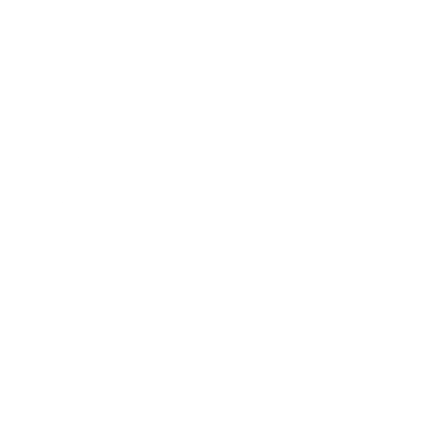 Winding River Circle Logo #ffffff
