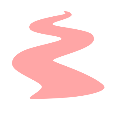 Winding River Path Logo #ffa6a6