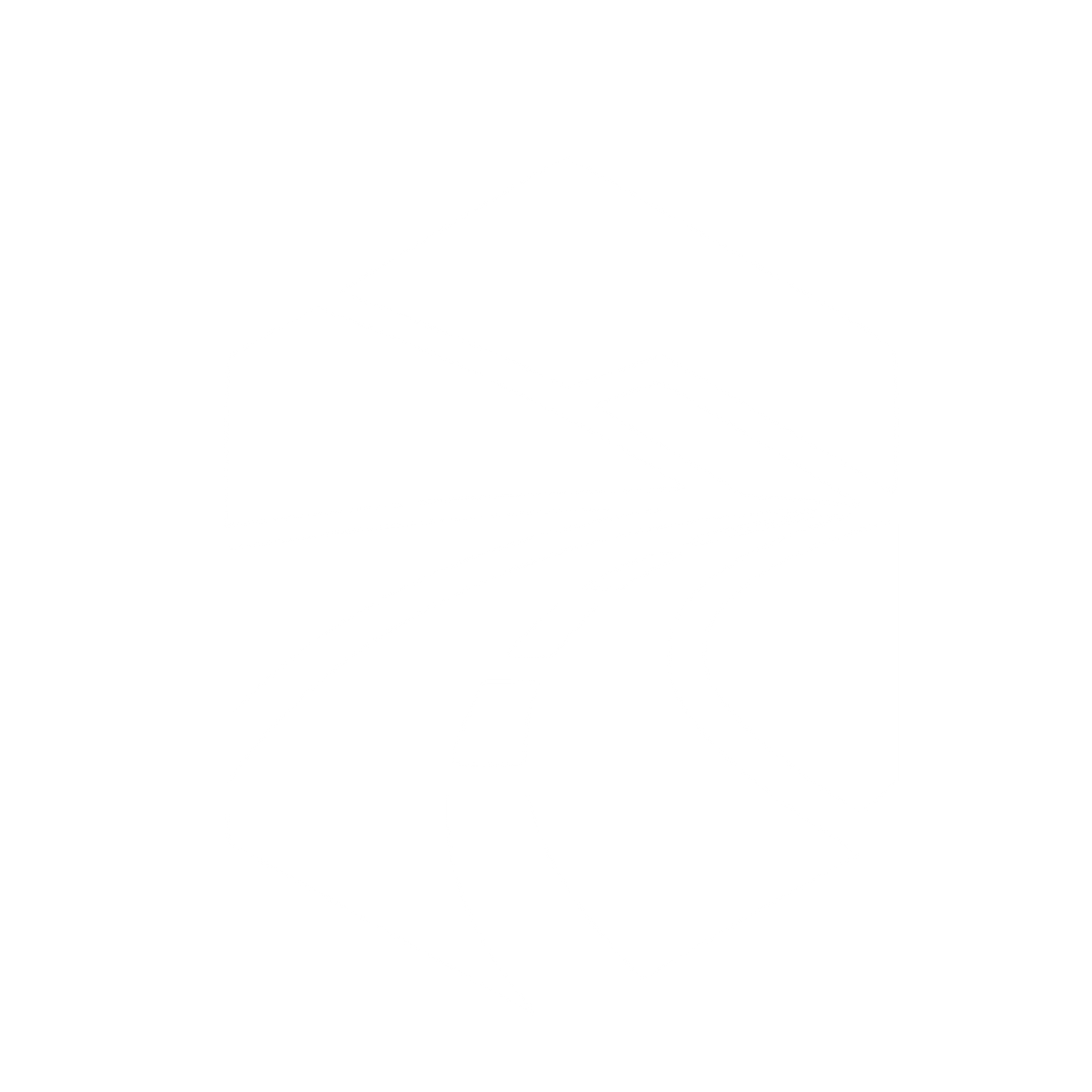 Hexagon Road Perspective Logo #ffffff