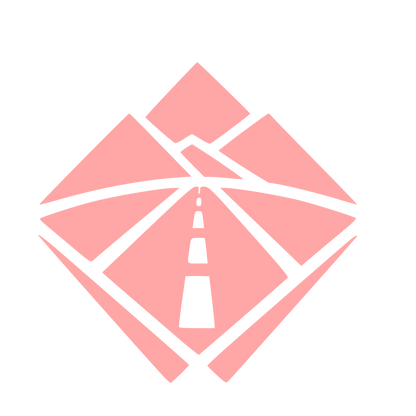Mountain Road Diamond Logo #ffa6a6