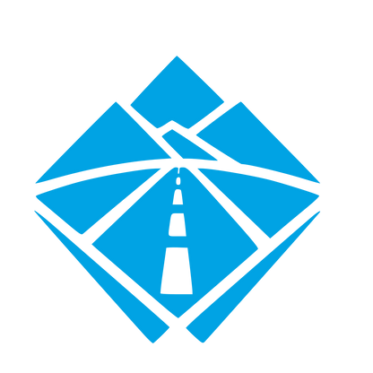 Mountain Road Diamond Logo #00a3e4