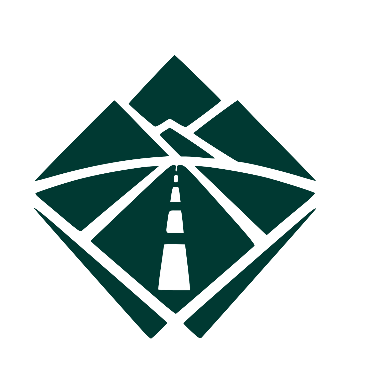 Mountain Road Diamond Logo #003932