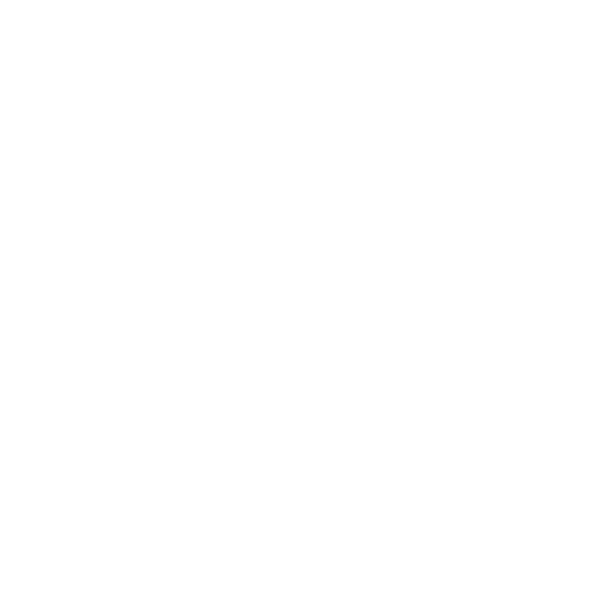 Mountain Road Triangle Logo #ffffff