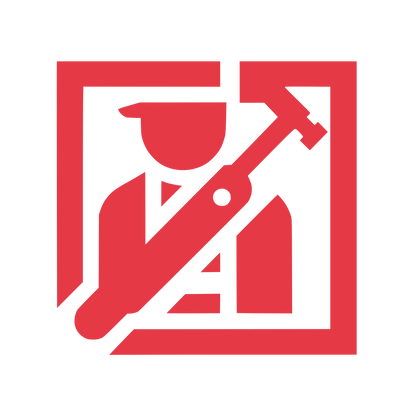 Tool Services Logo #E63946