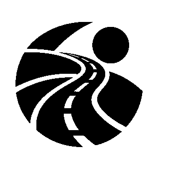 Road Journey Circle Logo