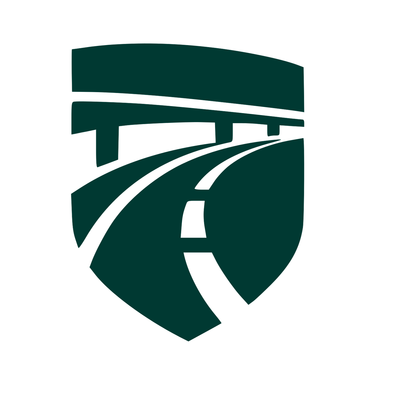 Highway Shield Road Logo #003932