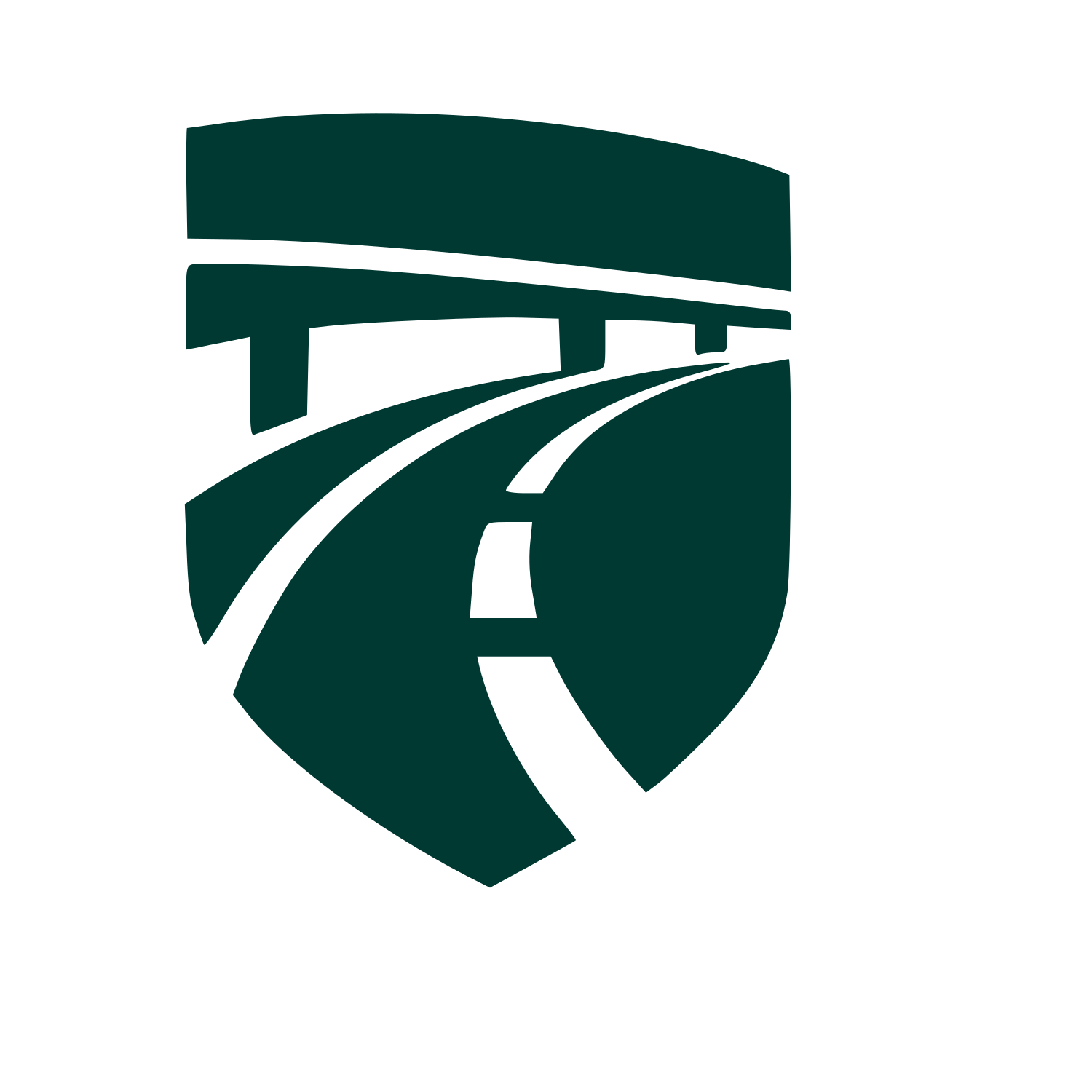 Highway Shield Road Logo #003932