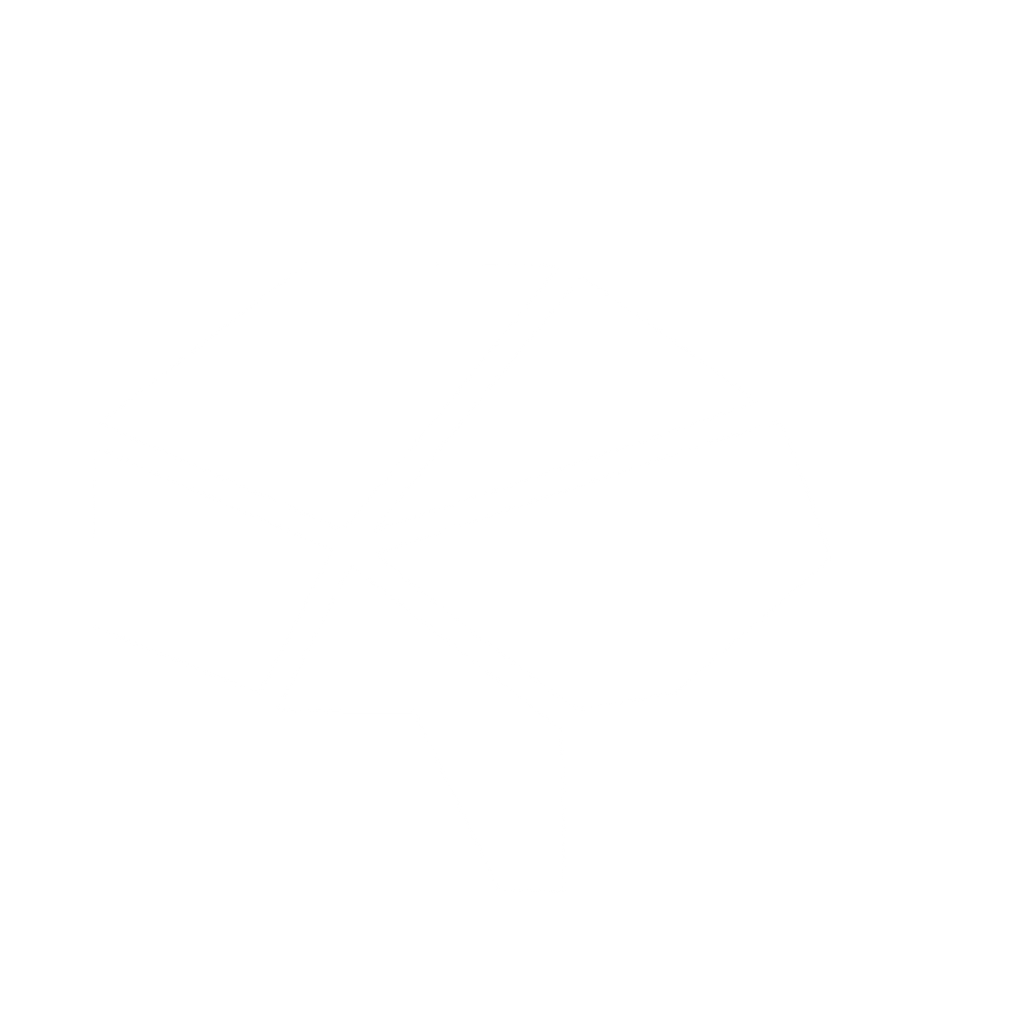 Geometric Brain Logo #ffffff