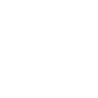 Geometric Brain Logo #ffffff