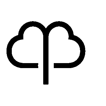 Cloud Tree Brain Logo