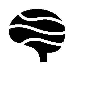 Wavy Brain Tree Logo