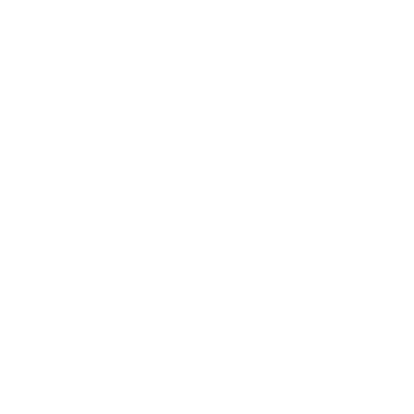 Crossed Hammer Wrench Logo #ffffff