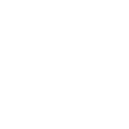Crossed Hammer Wrench Logo #ffffff