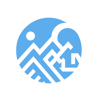 Mountain Logo #5DADEC
