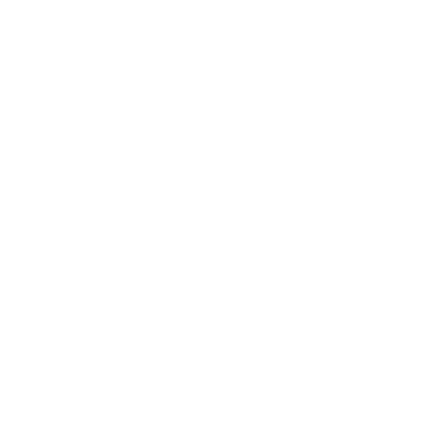 Crossed Axe Wrench Logo #ffffff