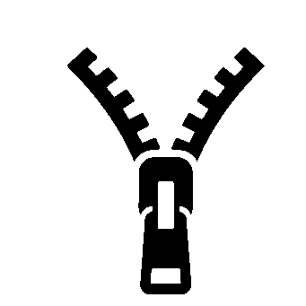 Zipper Pictogram Logo