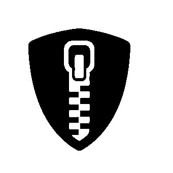 Zipper Shield Security Logo
