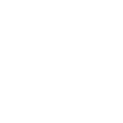 Zipper Shield Security Logo #ffffff