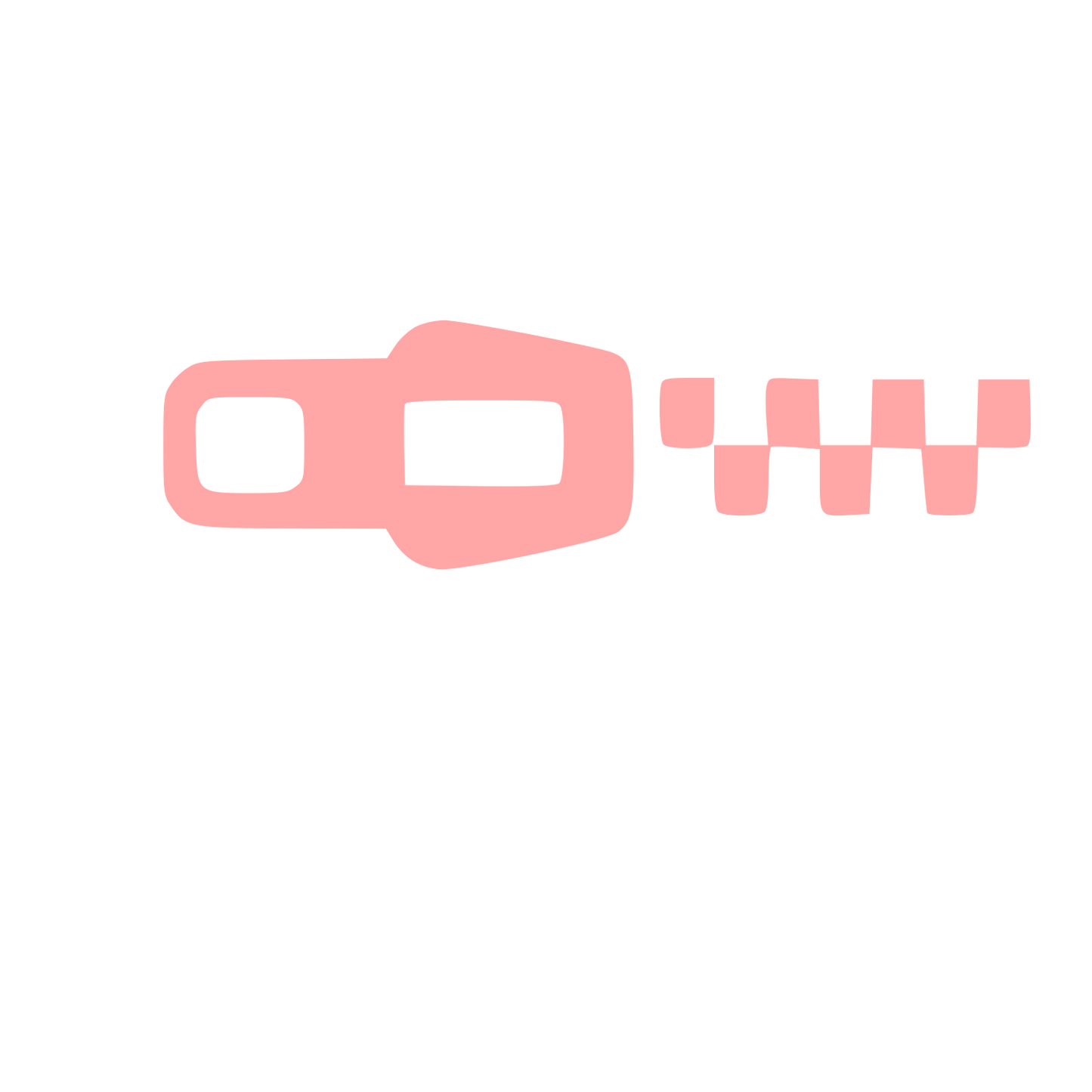 Zipper Pictogram Logo #ffa6a6