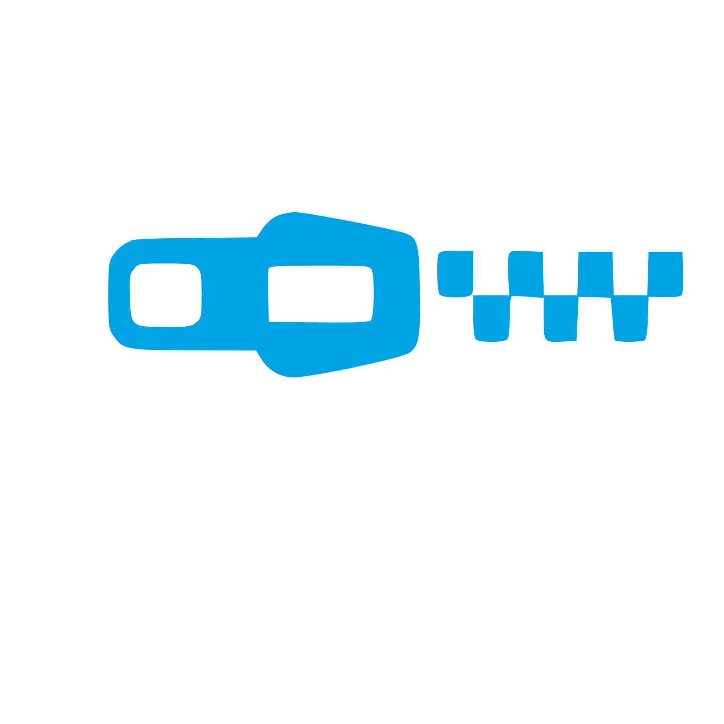 Zipper Pictogram Logo #00a3e4