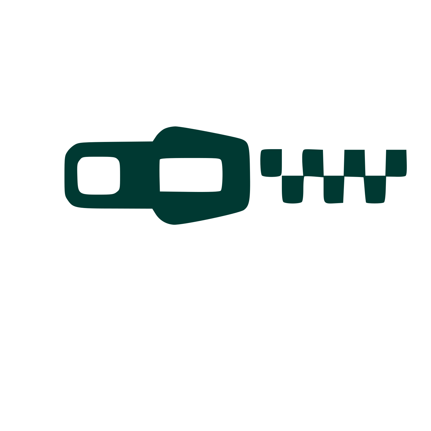Zipper Pictogram Logo #003932