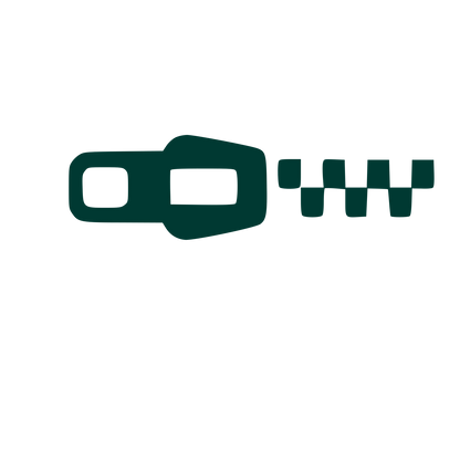 Zipper Pictogram Logo #003932