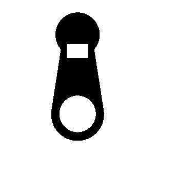 Zipper Pull Tab Logo