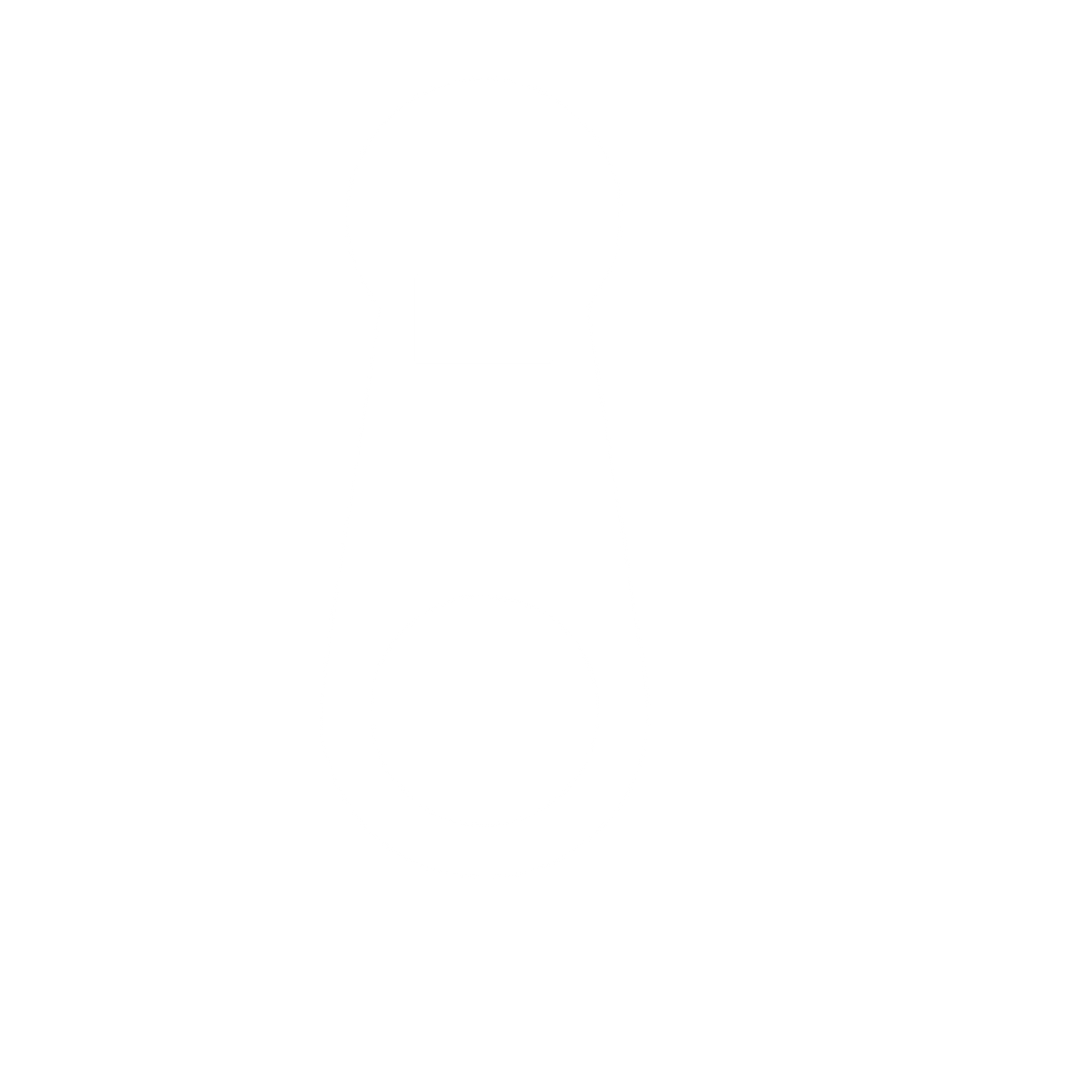 Zipper Pull Tab Logo #ffffff