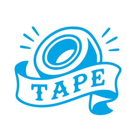 Tattoo Flash Tape Roll Logo #00a3e4