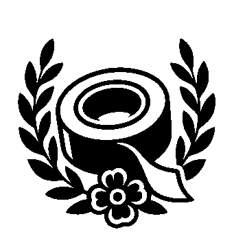 Tape Roll Laurel Logo