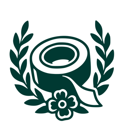 Tape Roll Laurel Logo #003932